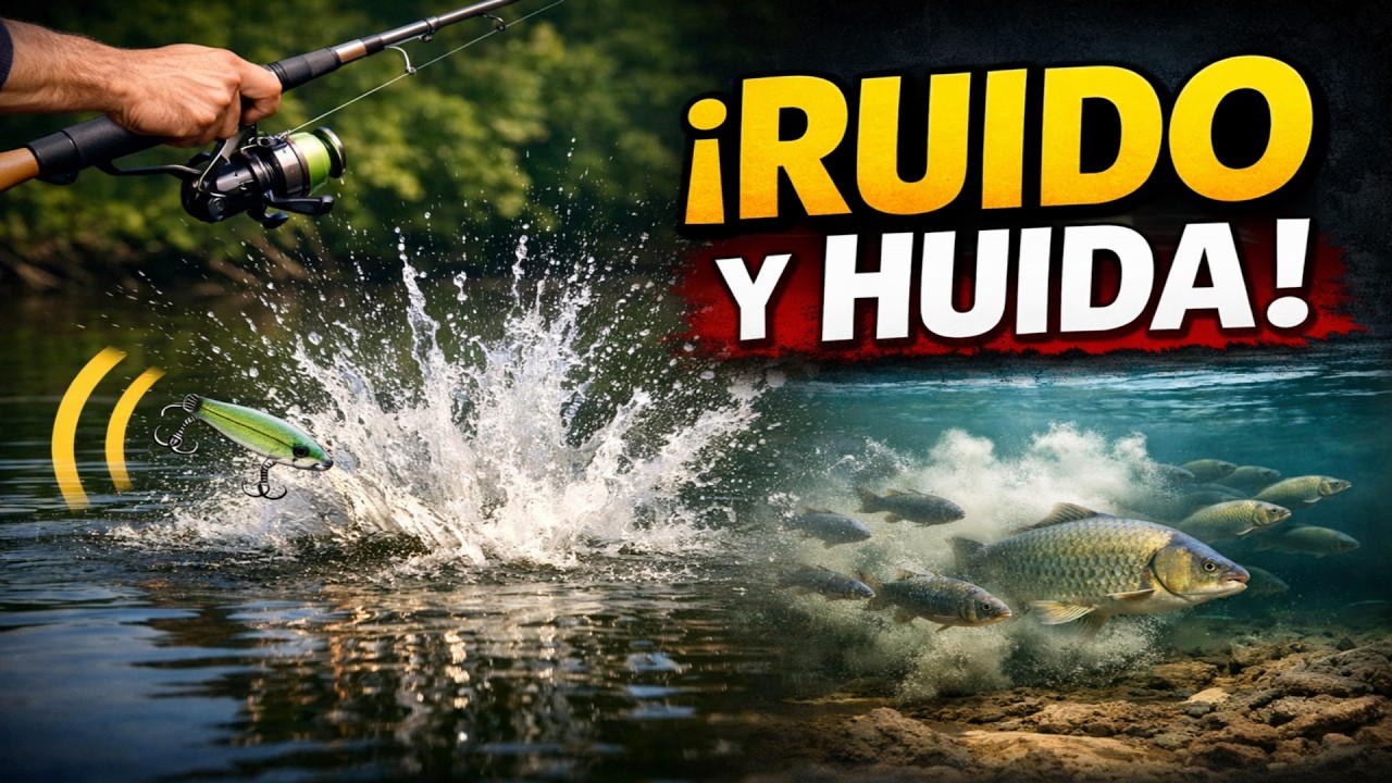 Tu LANZAMIENTO está ESPANTANDO a TODOS los peces (Y no lo sabes)