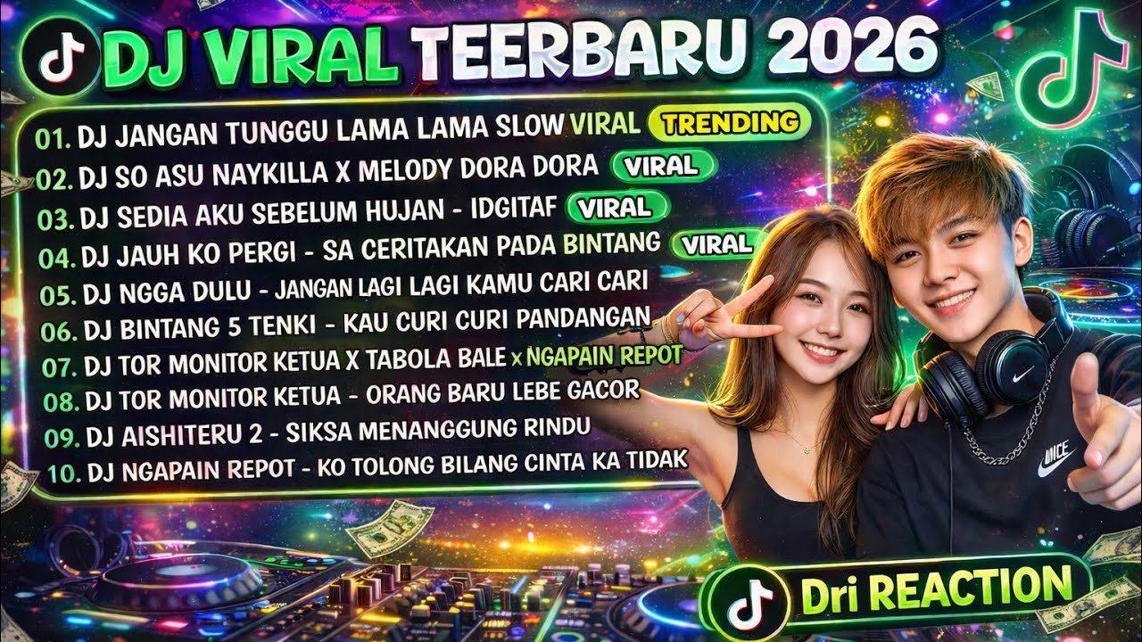 DJ TIKTOK TERBARU 2026🎵DJ JANGAN TUNGGU LAMA LAMA🎵DJ SO ASU X MELODY DORA DORA || FULL ALBUM 2026