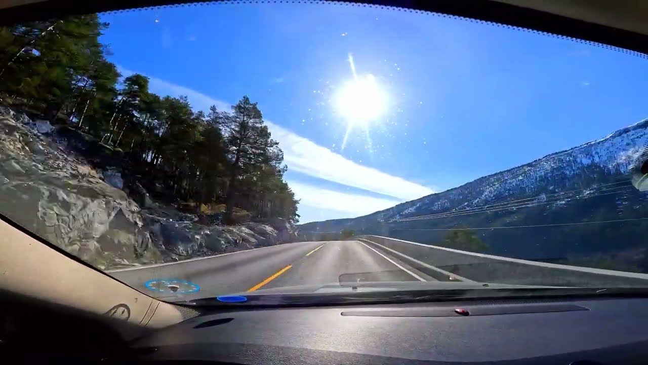 Relaxing 4K Drive in Norway | Sogndal | Driving Sounds for Sleep and Study ASMR