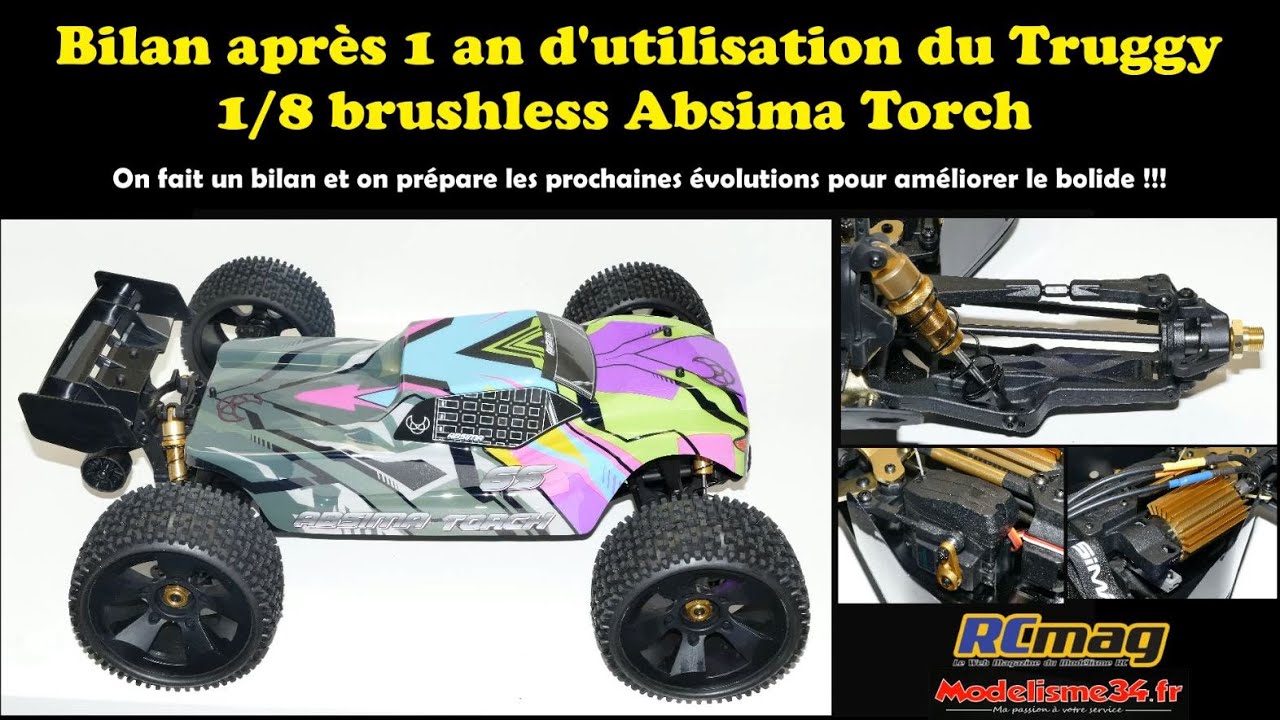 Bilan fiabilité du Truggy Absima Torch brushless après un an d'utilisation - Partie 01 RC modélisme