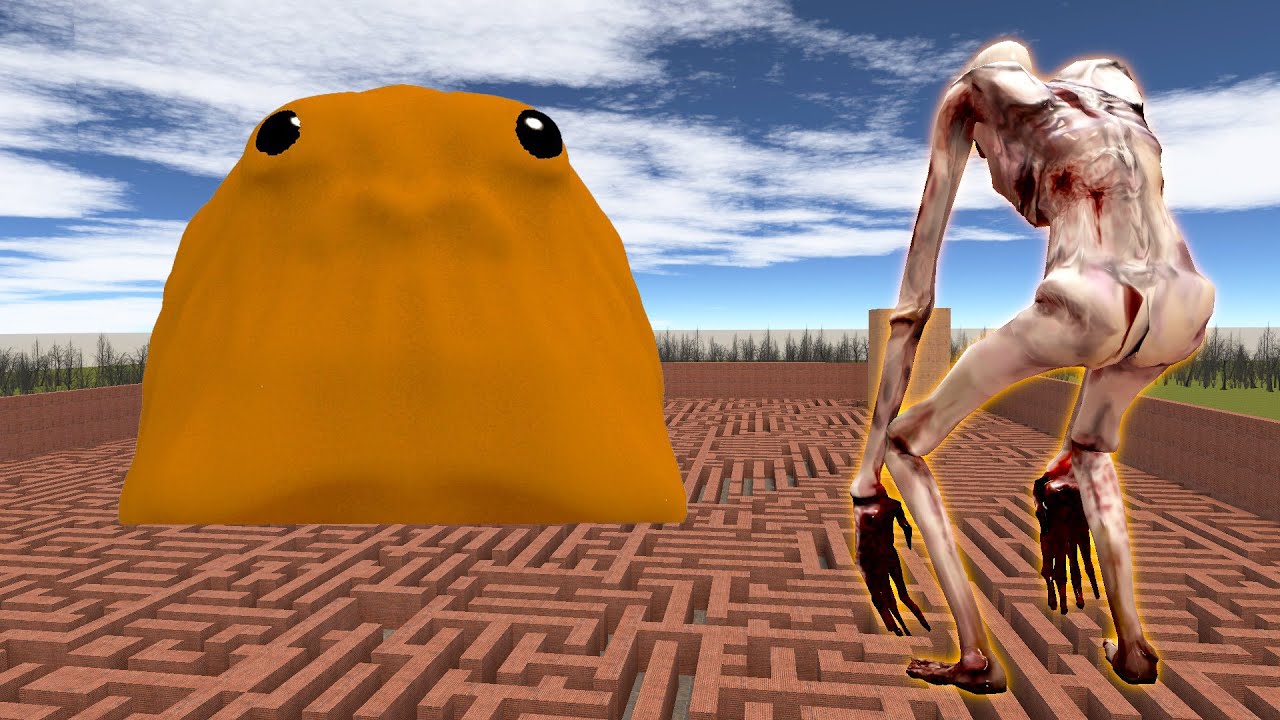 Never Give Cookie SCP-999 VS SCP-096!? In Garry's Mod!