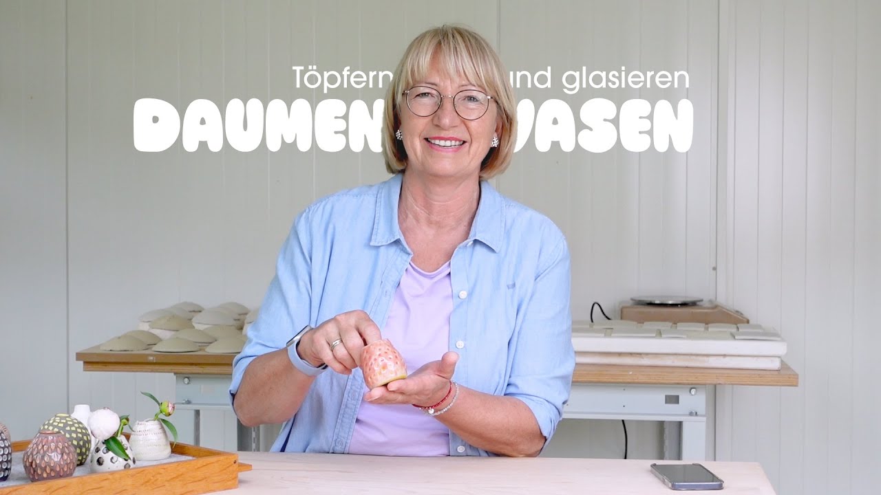 BOTZ - Freude an Keramik - 33 - Daumenvasen töpfern und glasieren
