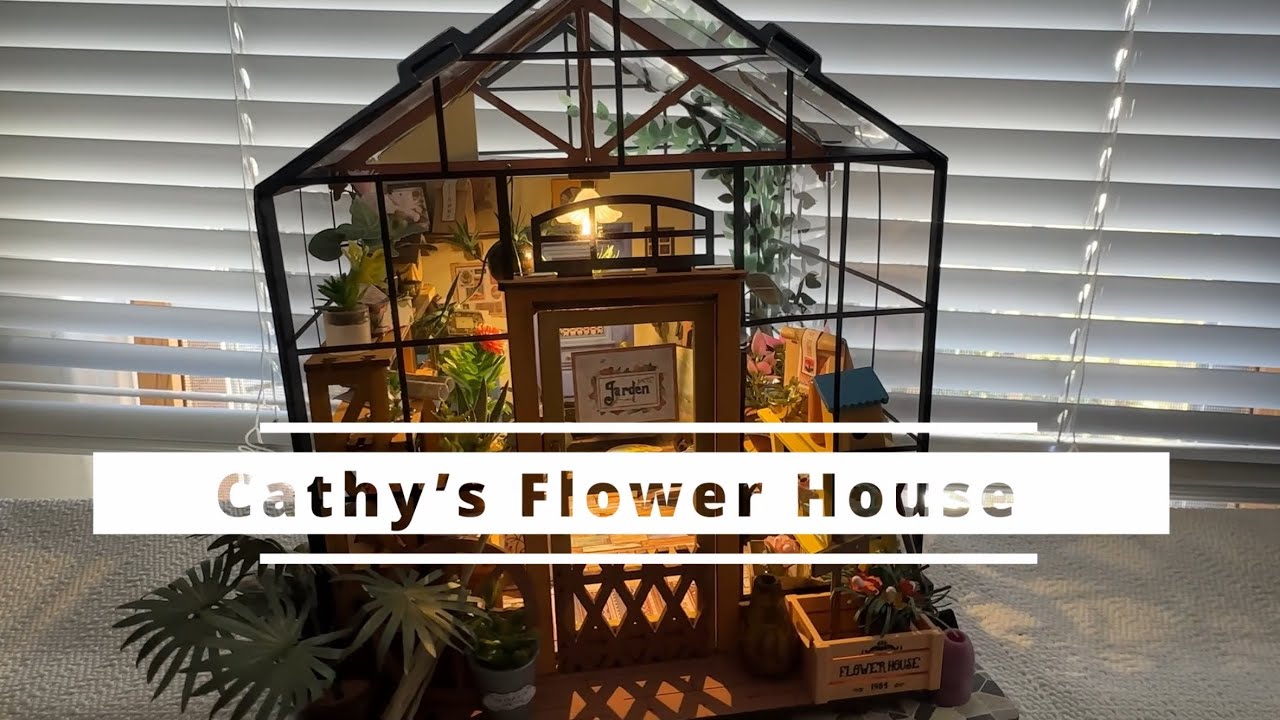 Cathy’s Flower House DIY Miniature Kit