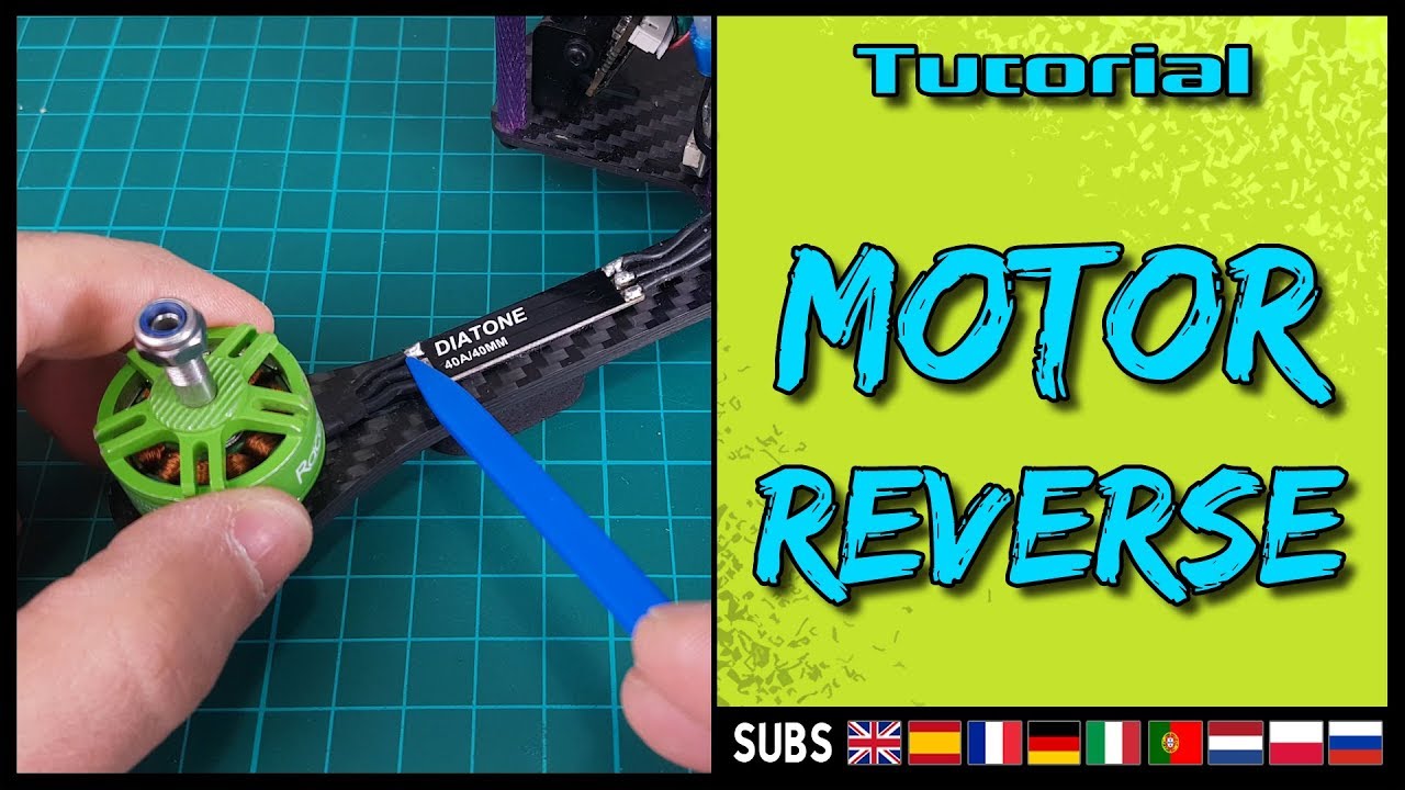 FPV Drone Motor Reverse: BLHELI Tutorial