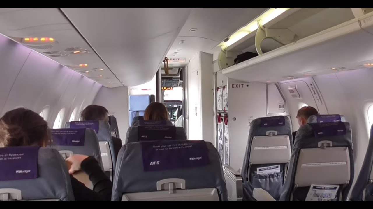 FlyBe Flight Experience Dash 8 / Embraer 175 Amsterdam - Manchester - Amsterdam