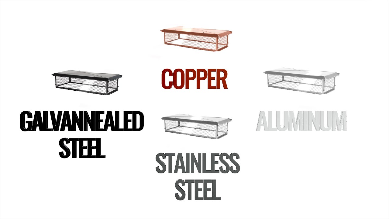 Which Chimney Cap Should You Buy? Aluminum vs  Galvannealed vs  Stainless vs  Copper