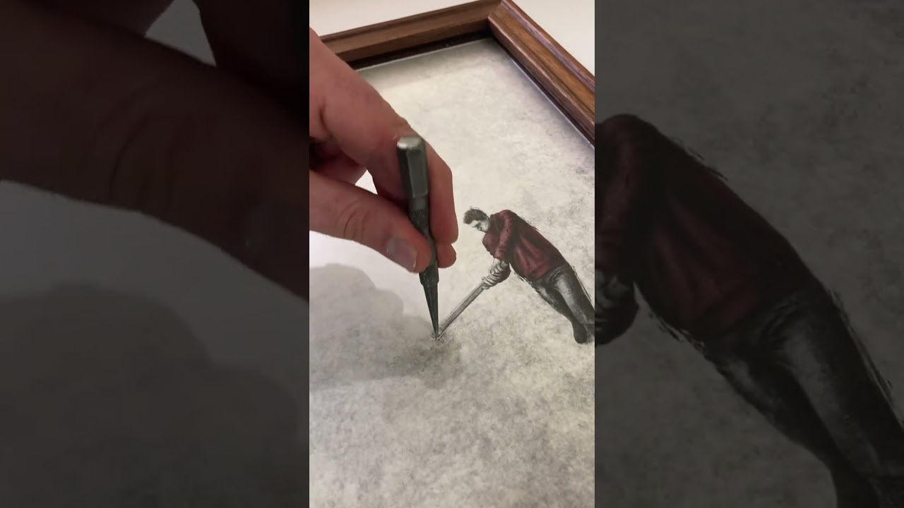 Unique Art Style with Broken Glass