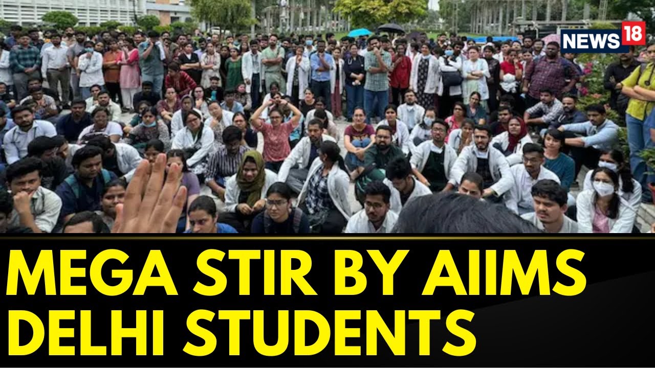 Kolkata Doctor Murder: Massive Protest By AIIMs Delhi Students, RG Kar College | English News