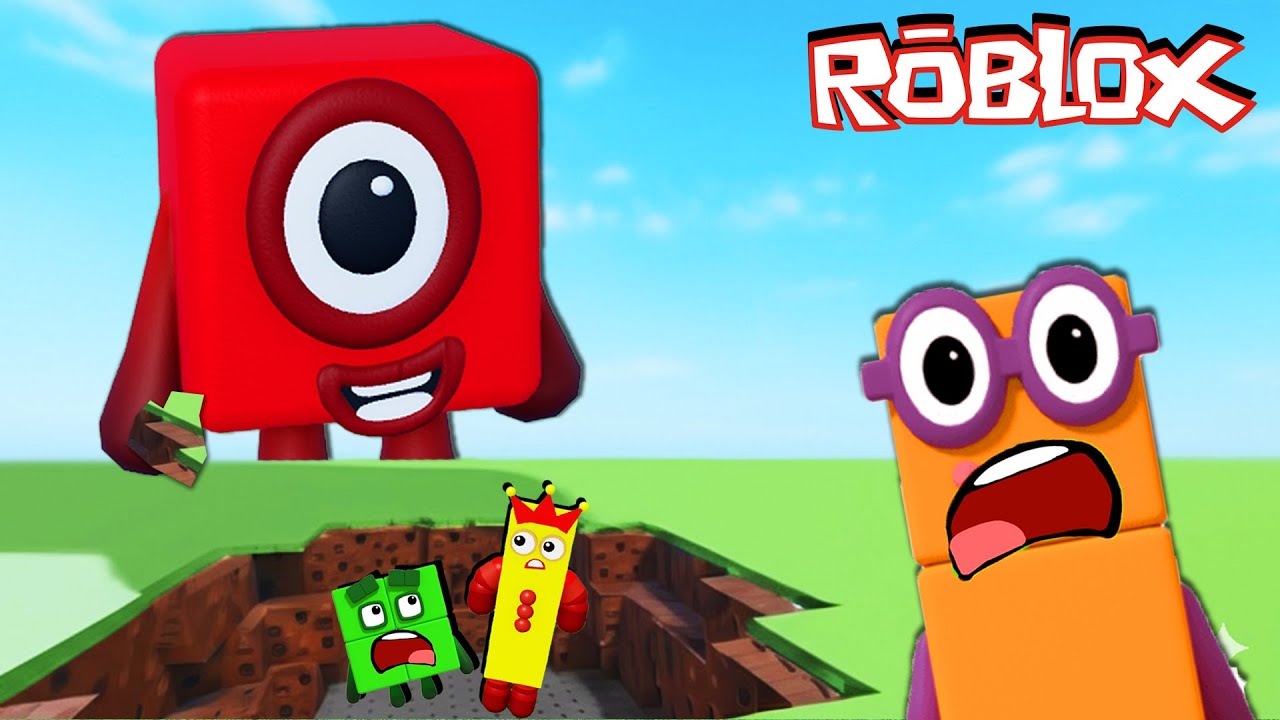Numberblocks Play EAT THE WORLD in Roblox