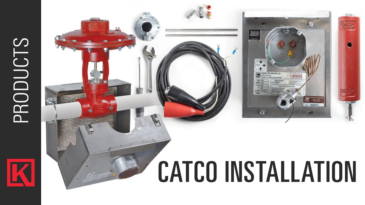 Installation and Startup for Catco Catalytic Heater Enclosure Packages on Kimray Control Equipment