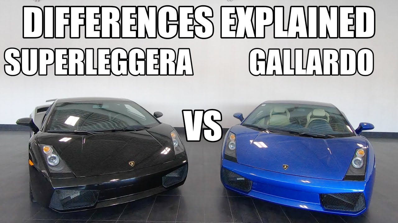 GALLARDO VS SUPERLEGGERA DIFFERENCES EXPLAINED