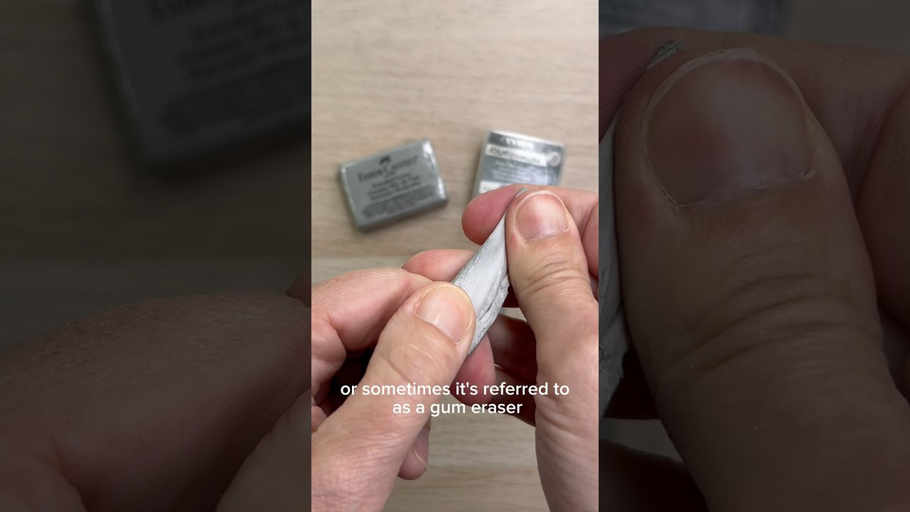How to USE a KNEADED ERASER #drawingtips #eraser #rubber