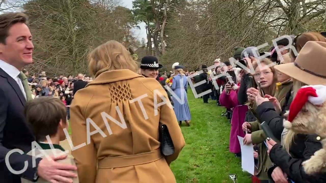 The Royal Family at Sandringham Church Christmas Service 2024 | Video 3