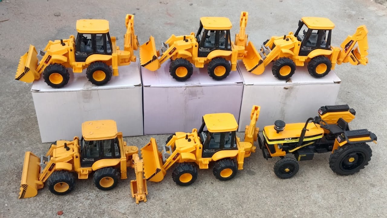ALT 4000 Tractor And Jcb 4dx  Tractor jcb Video l  Tractor jcb Unboxing Video 