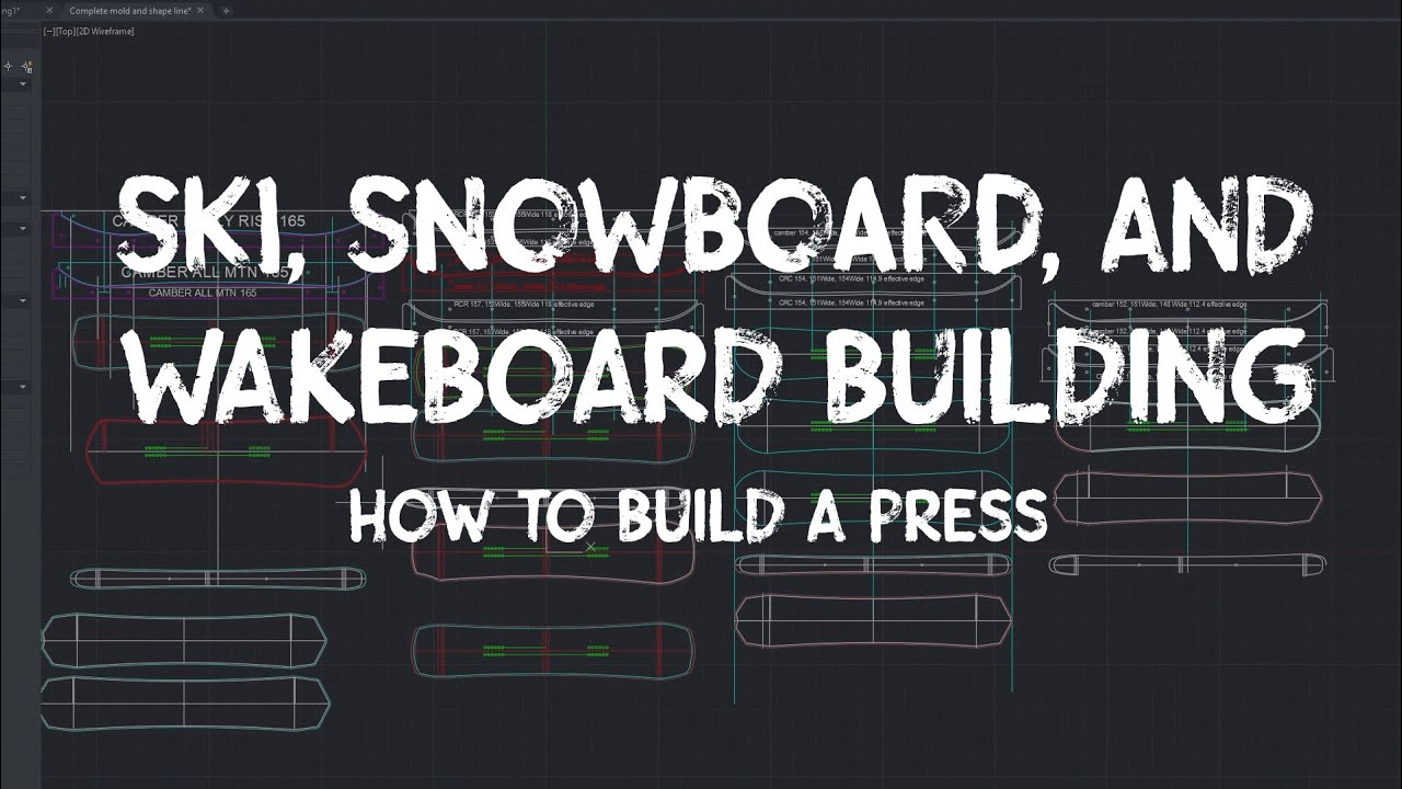 How to build wakeboards, snowboards, and skis - the press