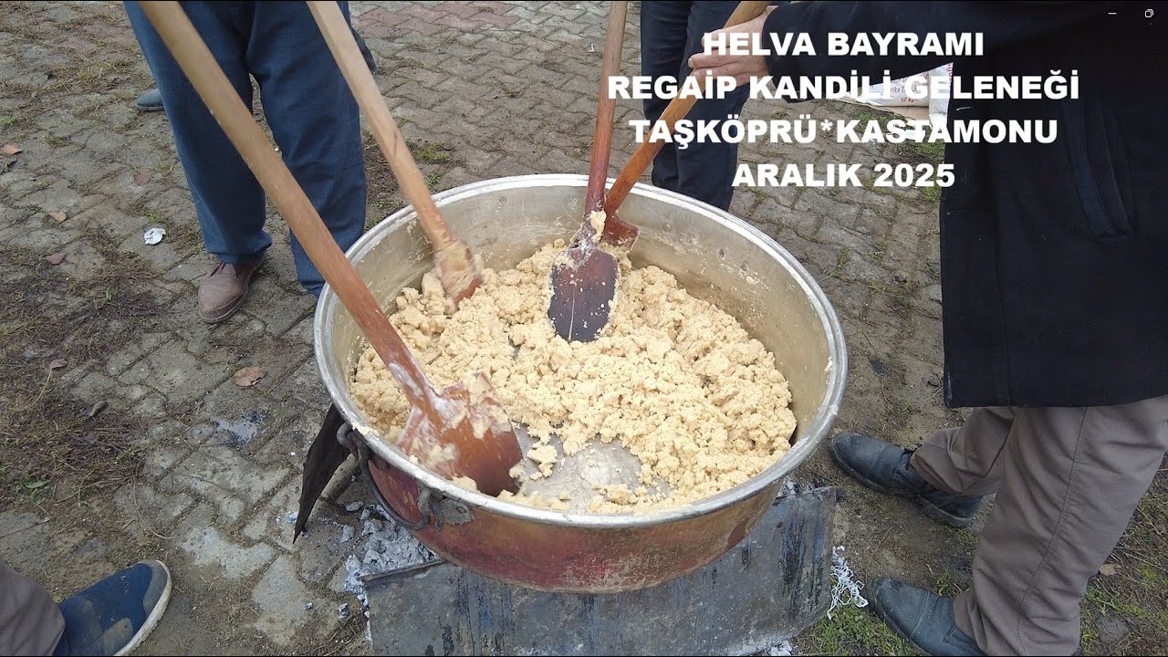 Kastamonu Taşköprü'de Yaşatılan Gelenek. Helva Bayramı