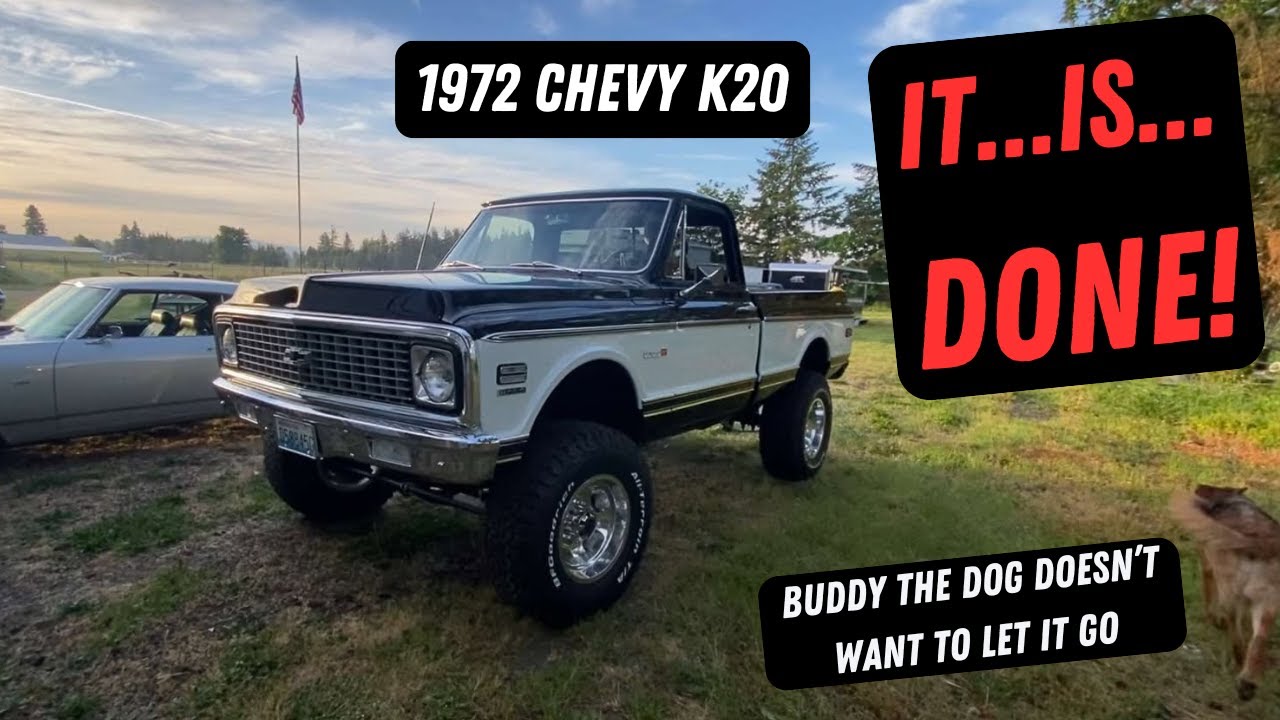 1972 Chevy K20 4x4 is DONE!!! #chevrolet #chevytrucks #pickup #4x4 #cheyenne