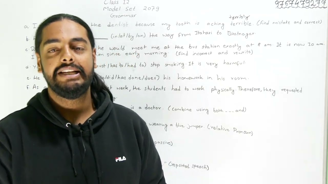 Class 12 Model Question English Solved | NEB Exam Preparation | English Preparation For NEB