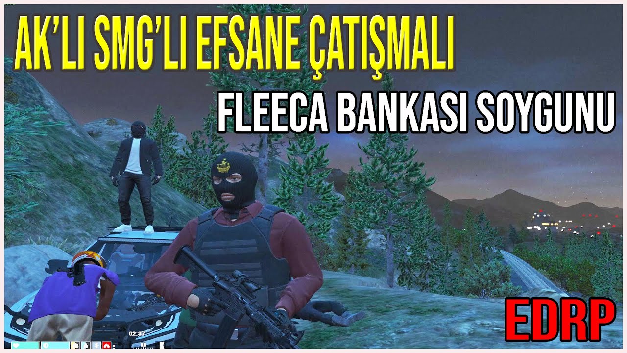EDRP | #Ten Heyecan Dolu Çatışmalı Fleeca Bankası Soygunu ! Alp-Erşan-Şahan-Dobe-Poyraz-Ferit!
