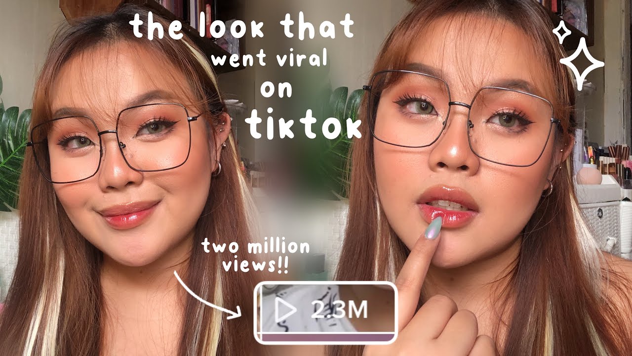 🧸🤎 CHIT CHAT GRWM  ♡ the ~ viral ~ tiktok makeup look + trying out new makeup & skincare !