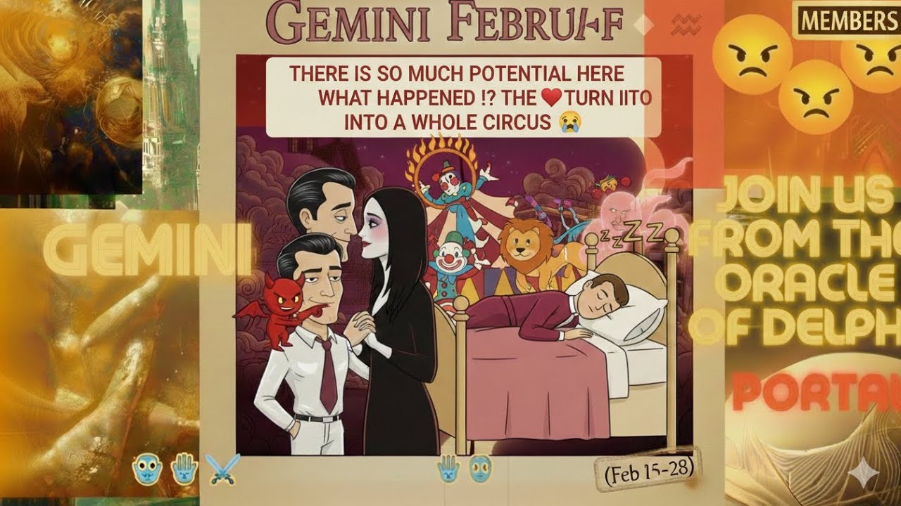 GEMINI 🐬FEB 1-15 ♦️THERE IS SO MUCH POTENTIAL HERE WHAT HAPPENED !? THE ❤️TURN INTO A WHOLE CIRCUS