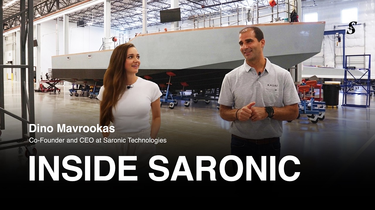 Inside Saronic&rsquo;s $9.25B Autonomous Boat Factory | CEO Dino Mavrookas