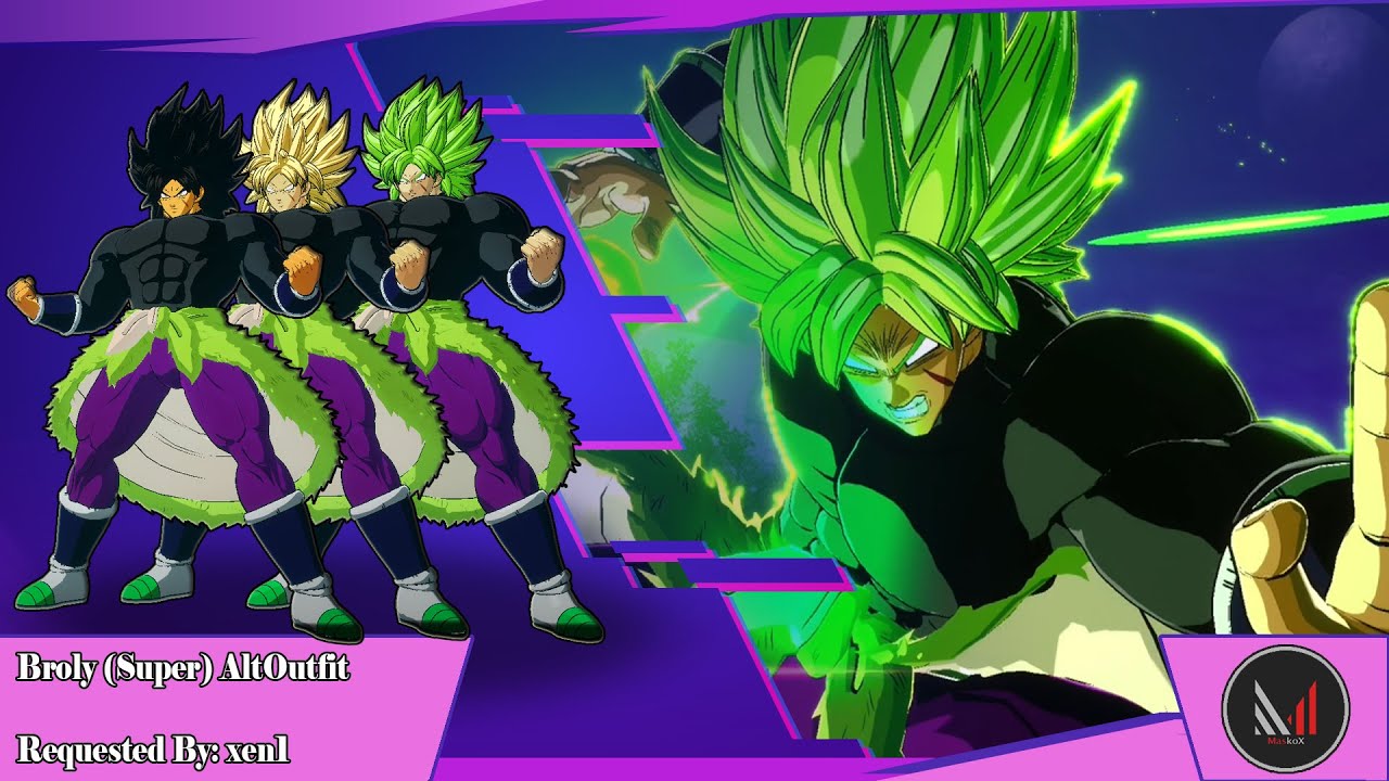 Dragon Ball Sparking!Zero - Broly Black Shirt Costume -  (Showcase) MOD