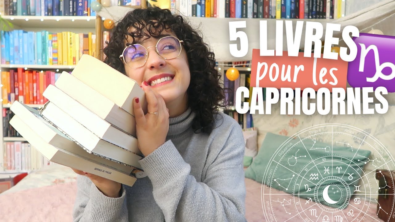 5 livres pour les CAPRICORNES ♑📚 conseils de romans selon votre signe astrologique