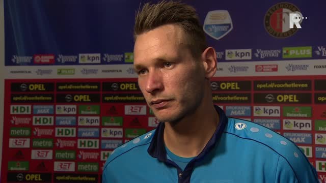 Erwin Mulder stopte voor Heerenveen een strafschop in De Kuip