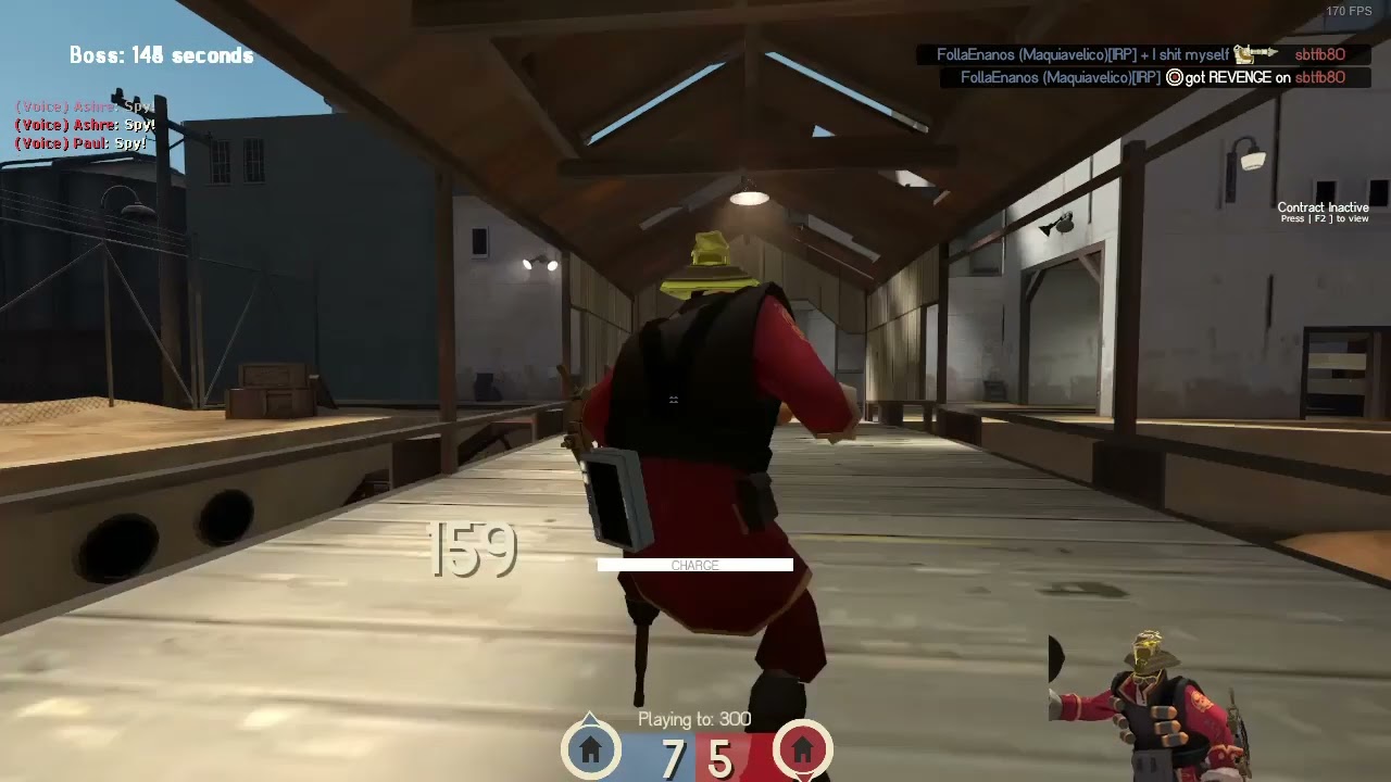 demoman is called nword, dies.