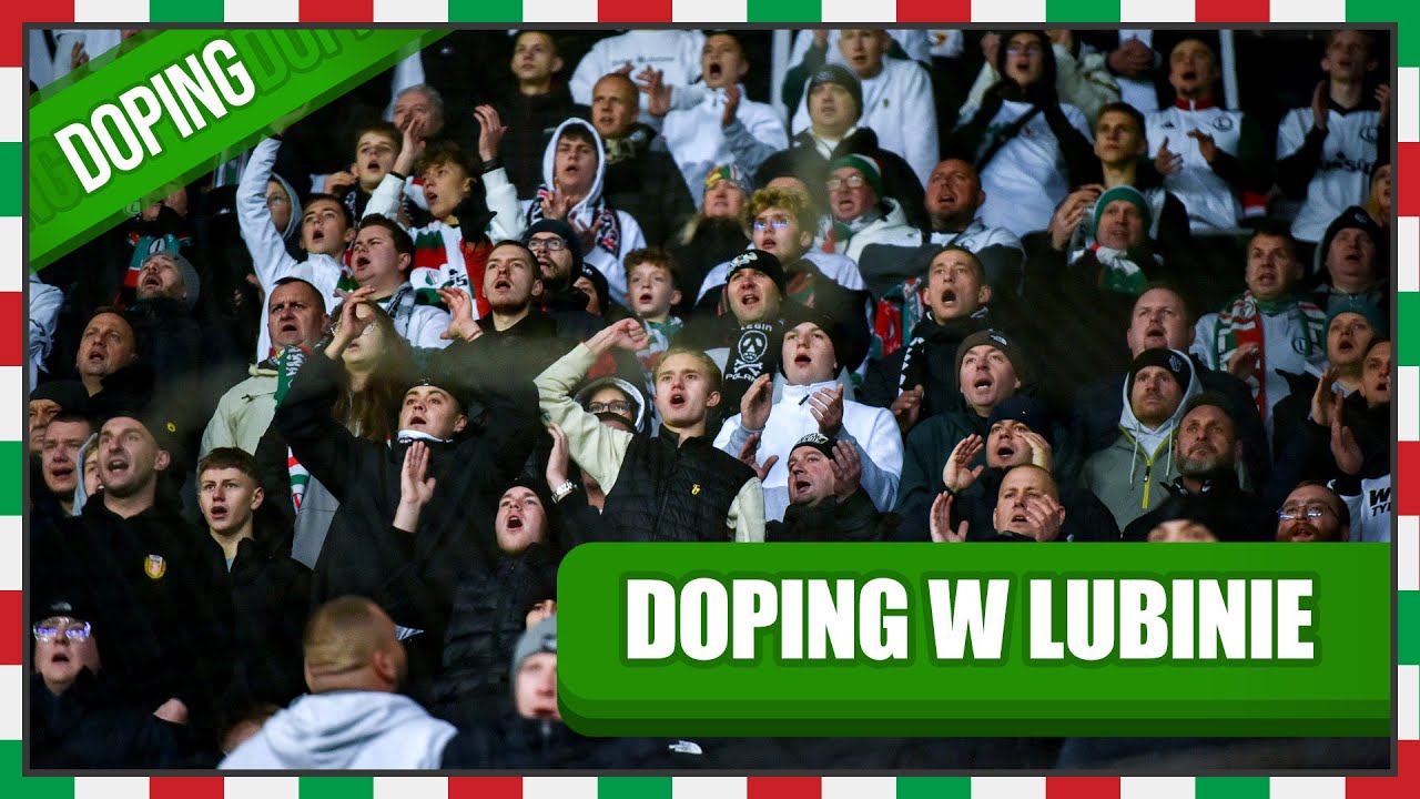 Doping legionistów w Lubinie