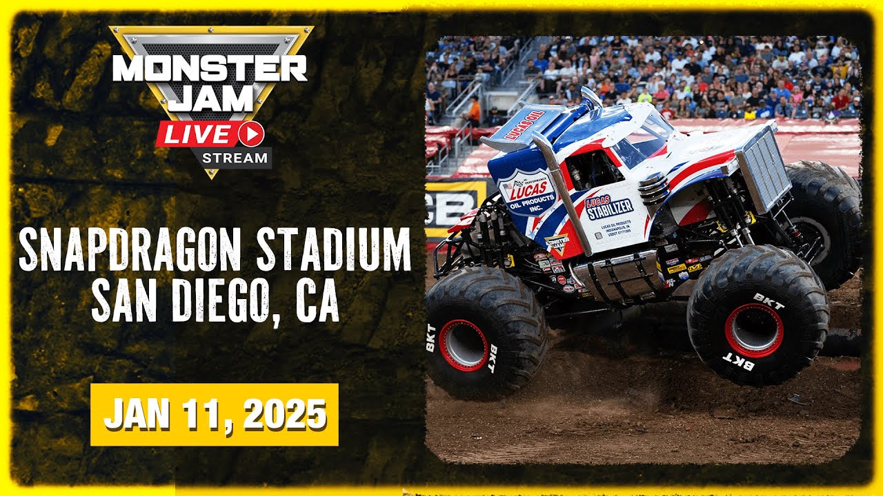 Monster Jam: San Diego - 1 (Full Event) | Jan 11, 2025 | Stadium East