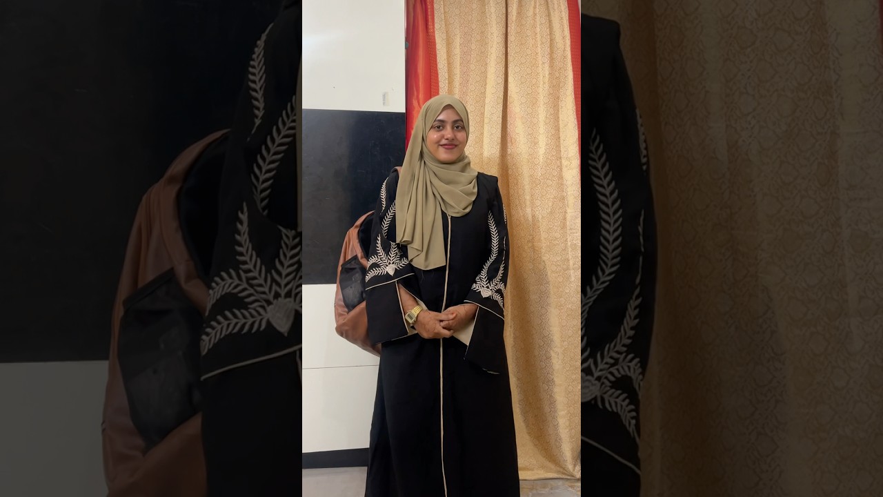 🌾College wear Abaya just ₹599 get free🎁thasbee #abaya #islam #muslim #fashionstyle #styling #hijab