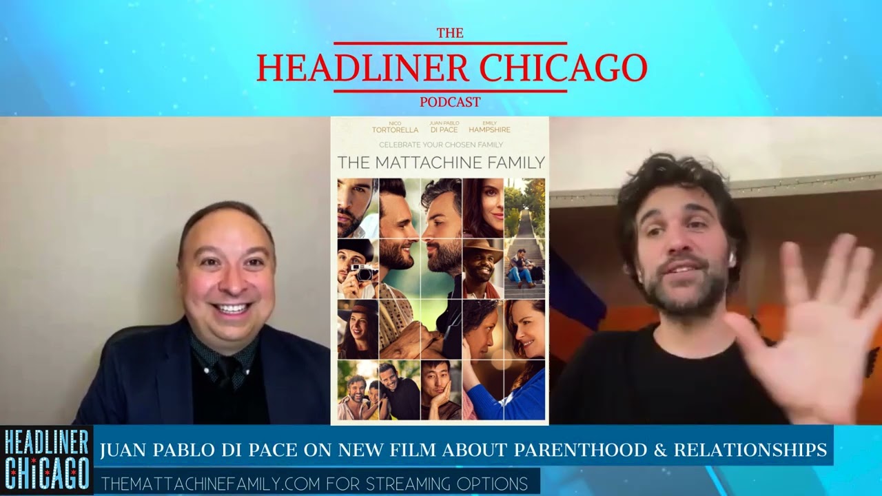 Juan Pablo Di Pace interview for The Mattachine Family w/ Nico Tortorella & Emily Hampshire