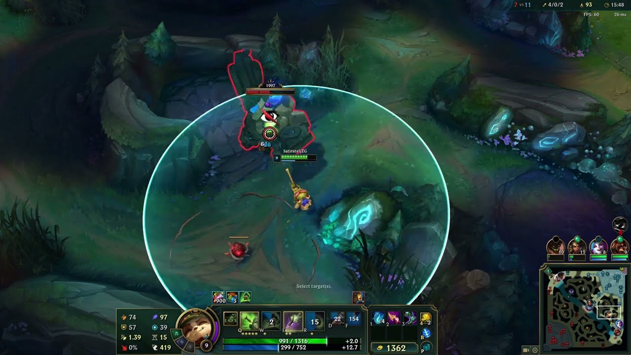 Teemo Jungle Domination | Most Damage in the Game - League of Legends