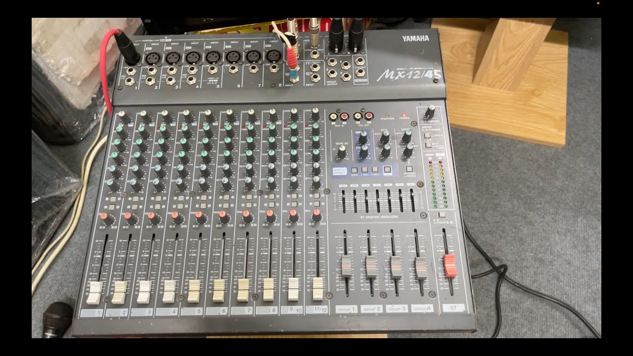 Bàn Mixer Yamaha MX12/4 Đẹp Suất Sắc Tại Sang Audio