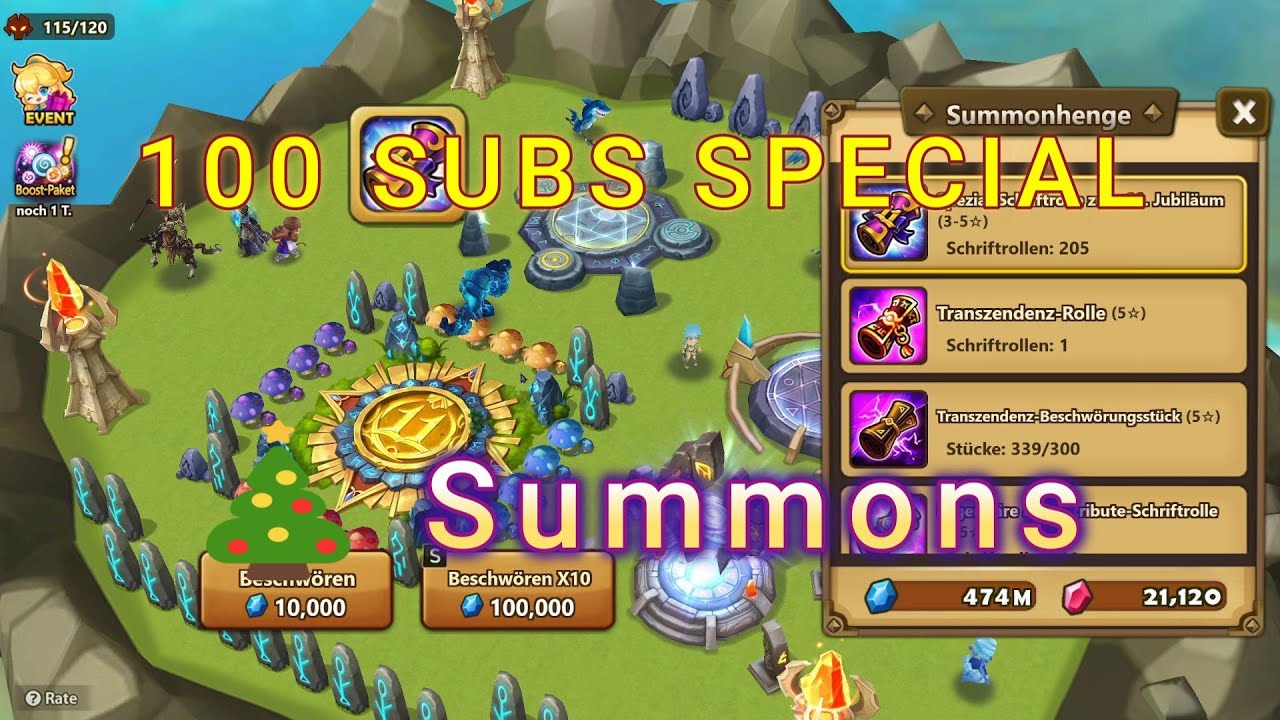 100 Subscriber Special - Christmas Summoning Session