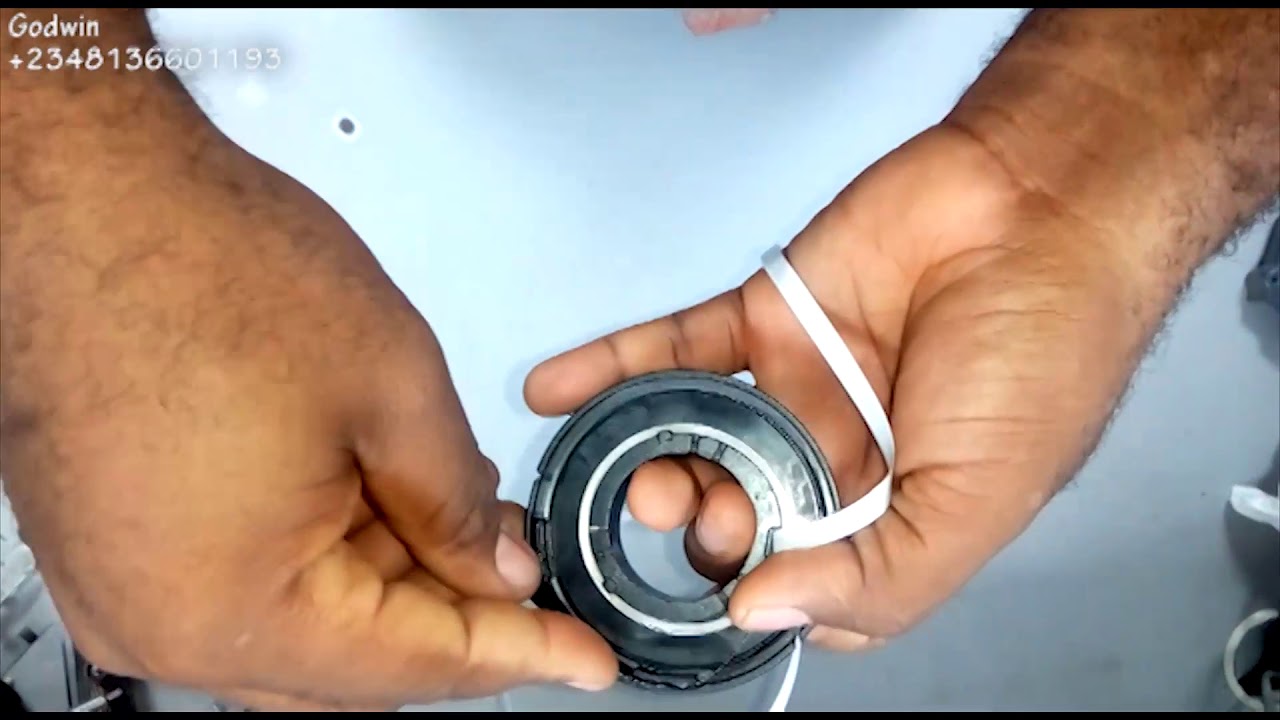 How to fix or recoil a clamp cable for wincor ATM's