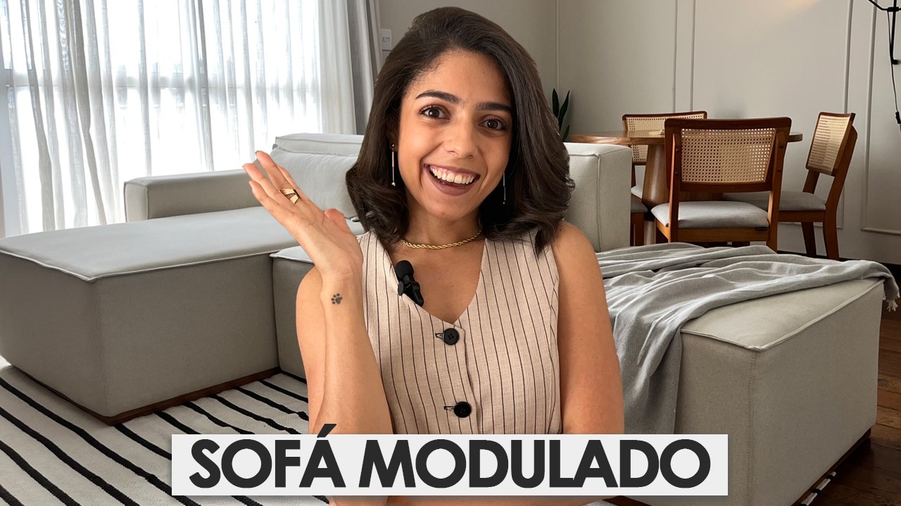 DETALHES DO MEU NOVO SOFÁ PARA DECORAÇÃO DA SALA DE TV