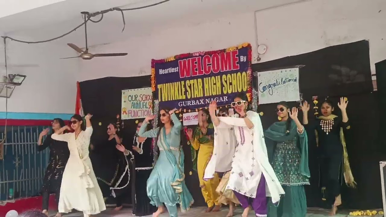 Bhangra by 8th std.girls
