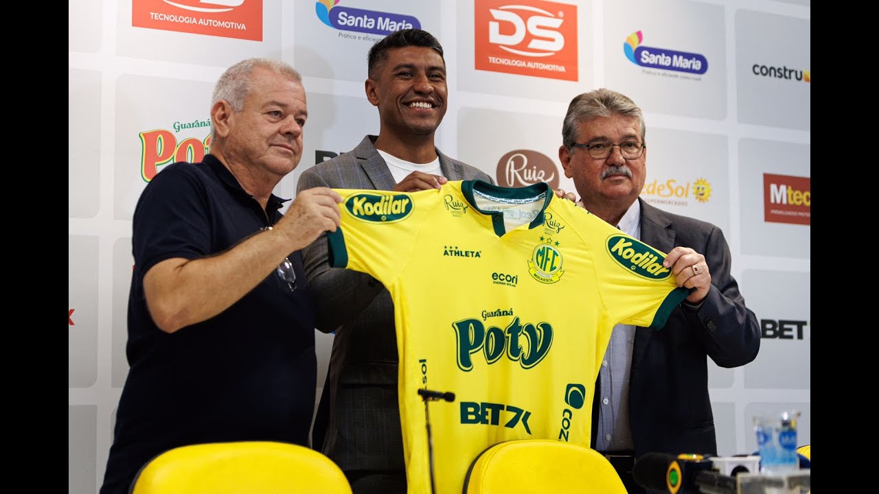APRESENTAÇÃO DE PAULINHO COMO NOVO COORDENADOR TÉCNICO DO MIRASSOL - COLETIVA COMPLETA