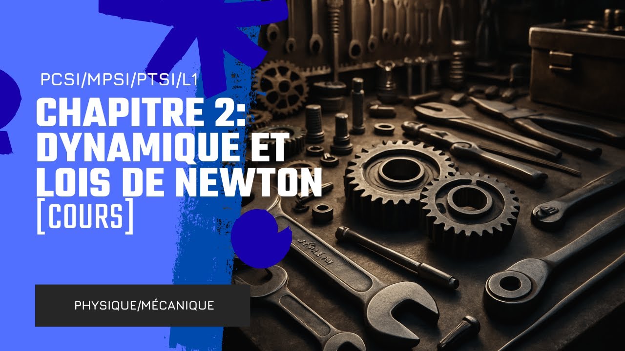 [Physique PCSI/MPSI/PTSI/L1] [Méca] [Cours]  Chapitre 2 : Dynamique du point