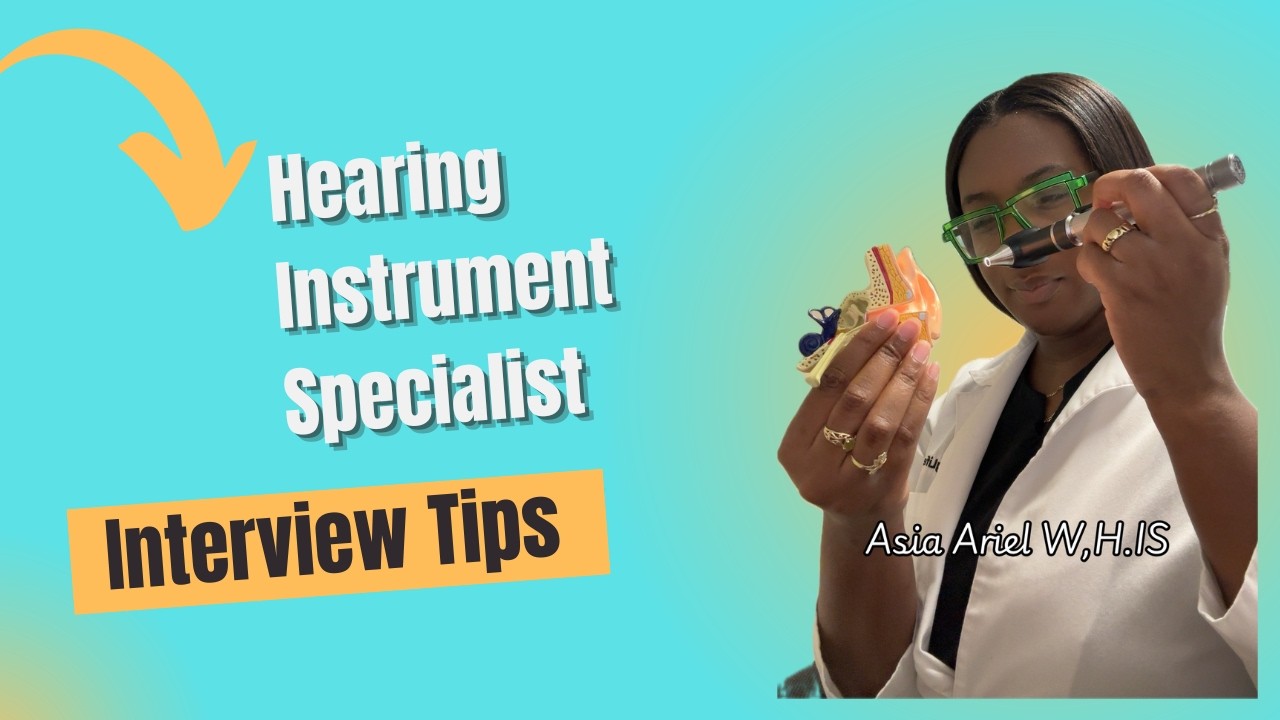 Interview tips |newly licensed #hearinginstrumentspecialist #career  #interviewtips | MsAsiaAriel 