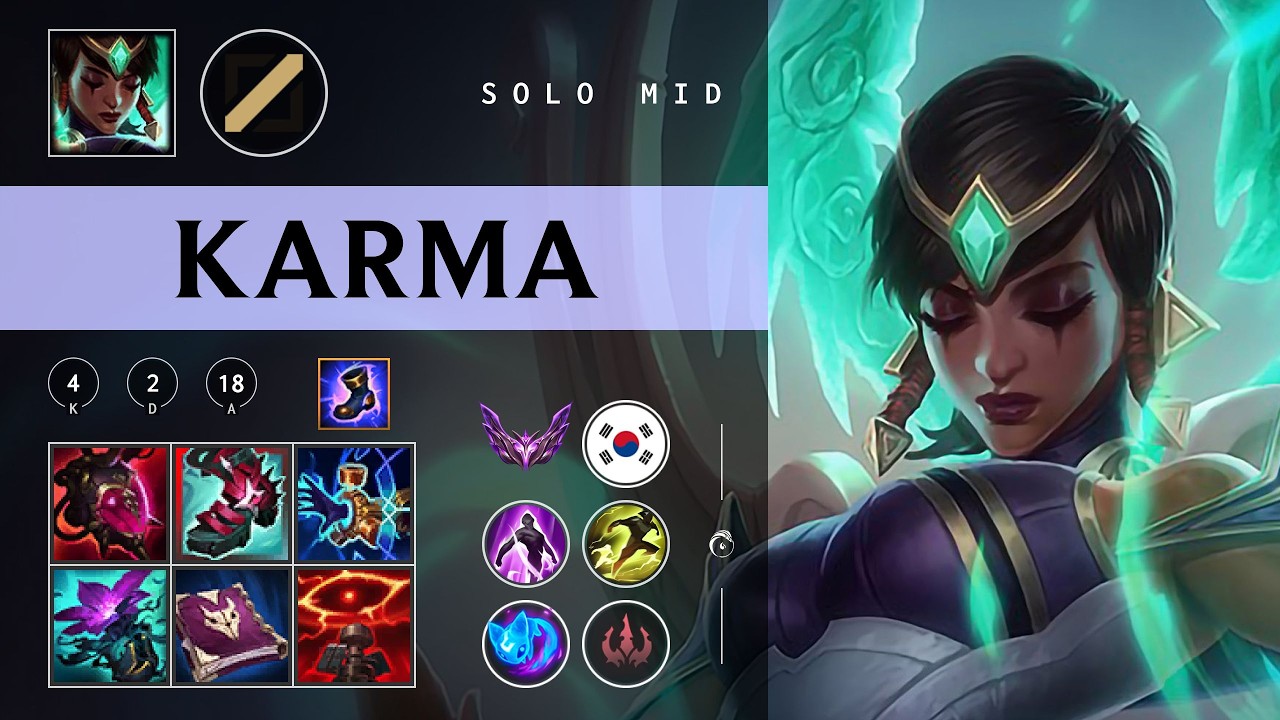 Karma Mid vs Galio - KR Master Patch 26.05