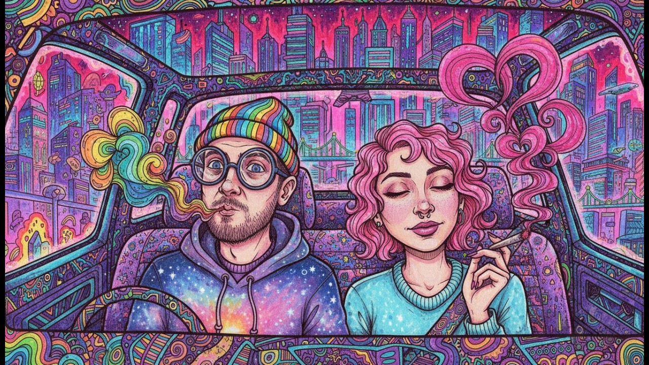 HIGHWAY HYPNOTICS | 1 Hour Stoner Vibes 2025 • 420 Blues • West Coast Deep Sub • Night Drive