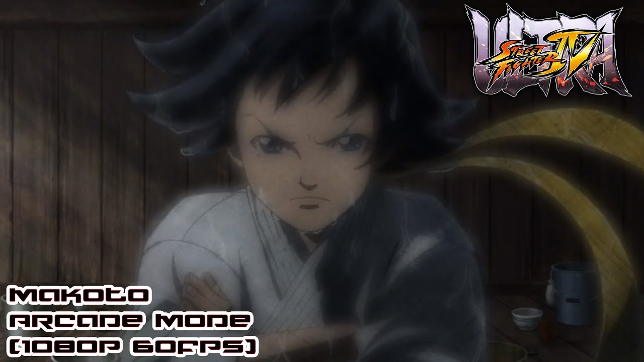 ultra street fighter 4 Makoto Arcade mode(1080p 60fps)