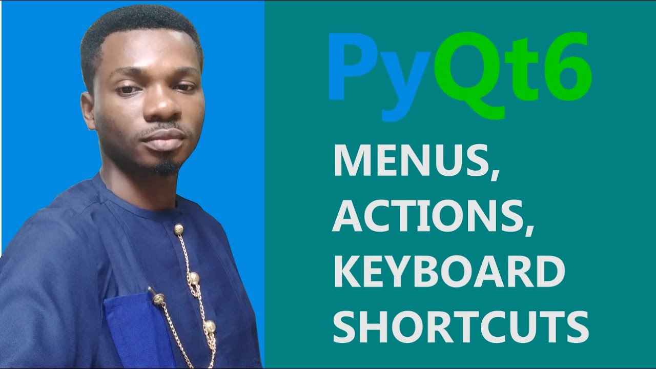PyQt6 Notepad Clone Part 1 - Set-up, Main Window, Menu Bar, Status Bar, Keyboard Shortcuts