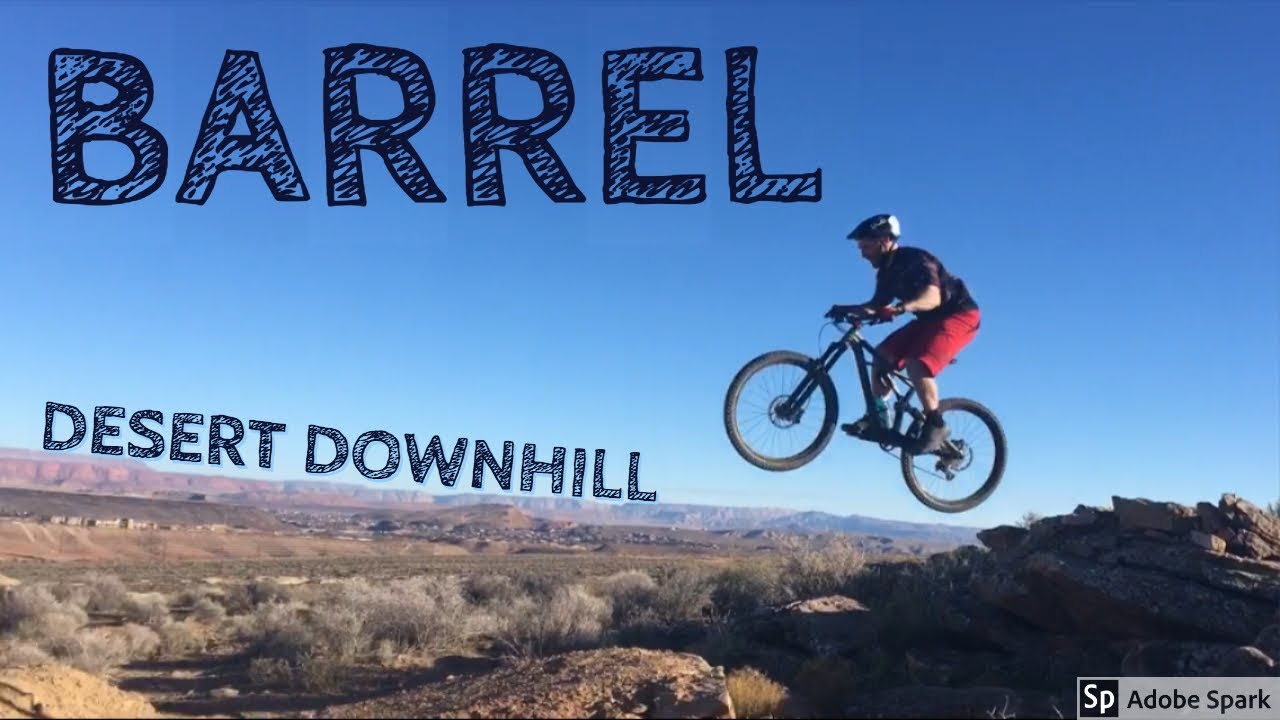 Barrel in 4K - BEST DOWNHILL IN ST. GEORGE?