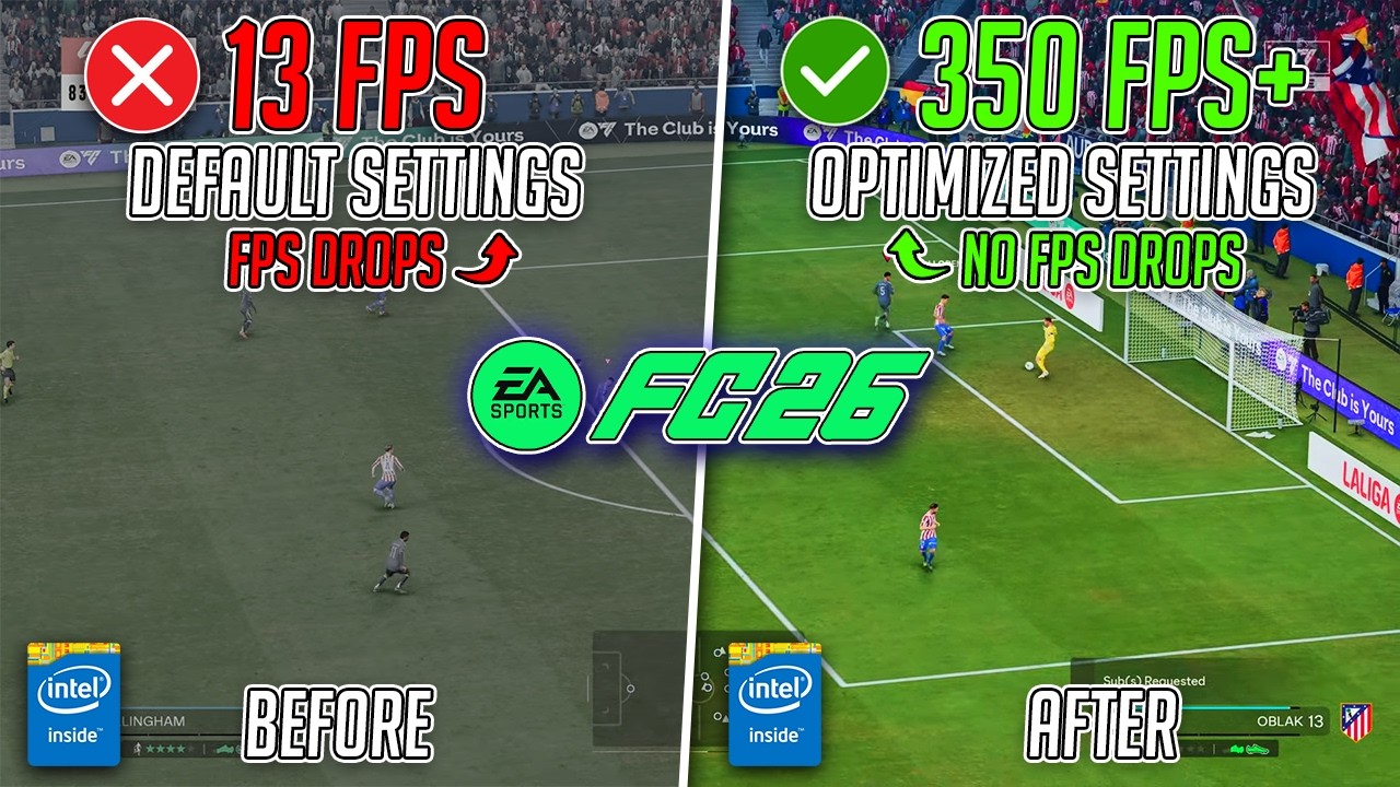 ЛУЧШЕЕ руководство по настройке оптимизации ПК для EA SPORTS FC 26🔧 | Максимальный FPS на ЛЮБОМ ПК