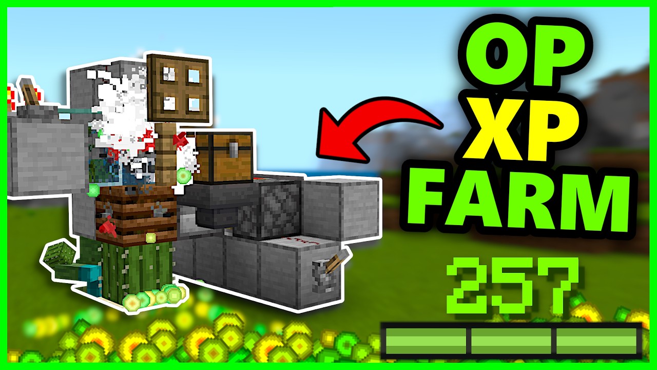 NEW OP AFK 1.21 Armadillo XP FARM for MINECRAFT BEDROCK Edition!